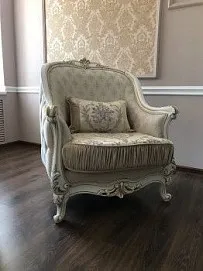 м. Марьина Роща - Кресло Мона Лиза белый глянец