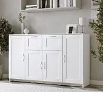 БРИМНЭС / СИРИУС тумба ИКЕА / IKEA 4 двери и 2 ящика 156х95 белая | изображение 4