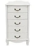 Комод Джульетта узкий 5 ящ.(молочный дуб) | изображение 2