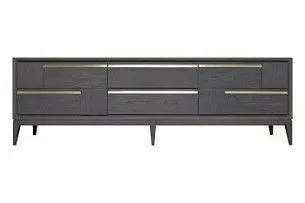 Тумба под телевизор Сидней, дуб графит