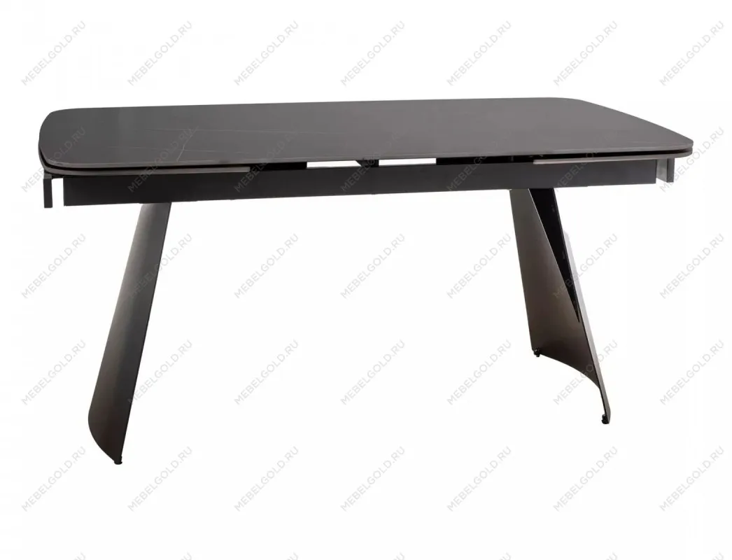 Стол обеденный Signal BACARDI 160 раскладной (черный/черный) | изображение 1