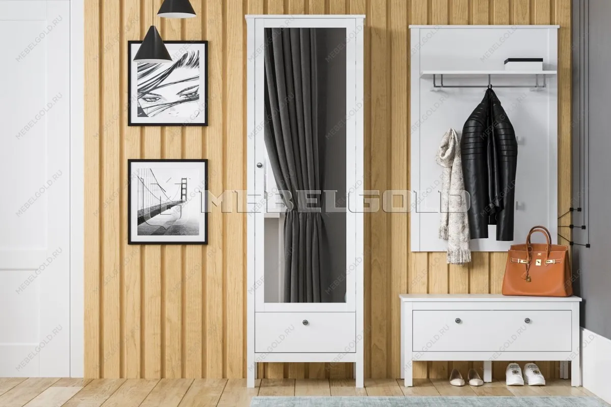 м. Марьина Роща - Шкаф Ева (Хельга) SZF1W1S/60 белый | изображение 1