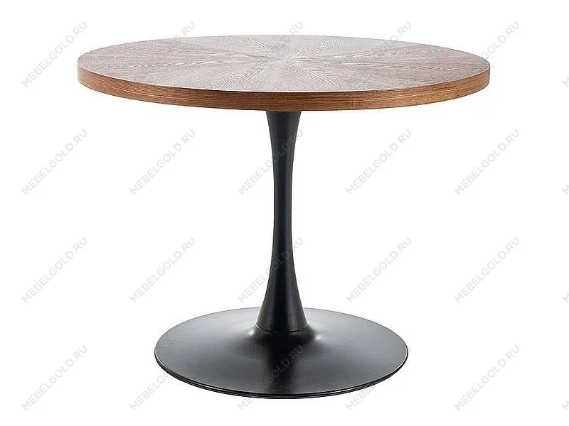 Стол обеденный Signal AMADEO 100 (орех/черный мат)