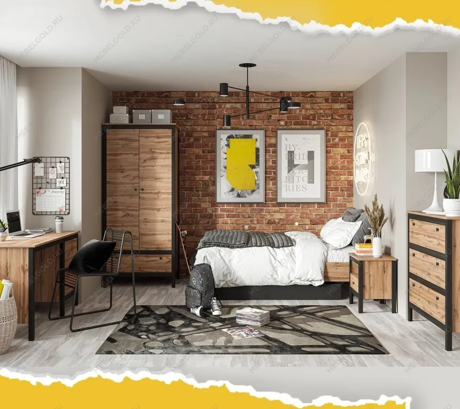 Кровать Лофт LOZ120х200 | изображение 6