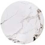 Комплект Halmar MAGNETA, 2 стола журнальных (белый мрамор/черный) | изображение 1