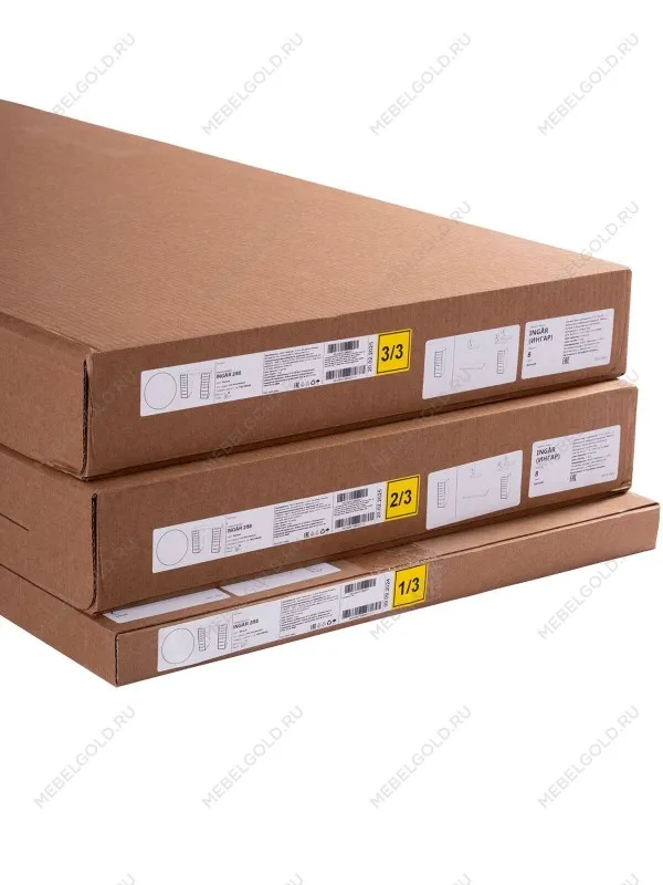 Стол письменный Ингар, 16 ящиков, 140х106х55 см, белый | изображение 14