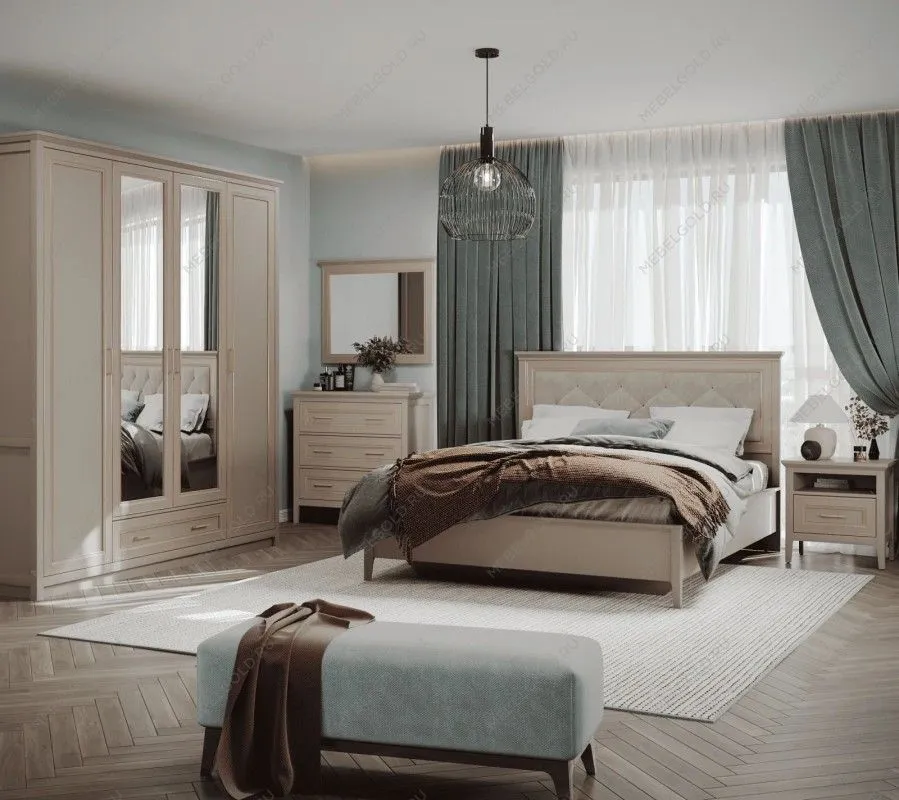 Кровать Классик LOZ160x200 с мягким элементом | изображение 2