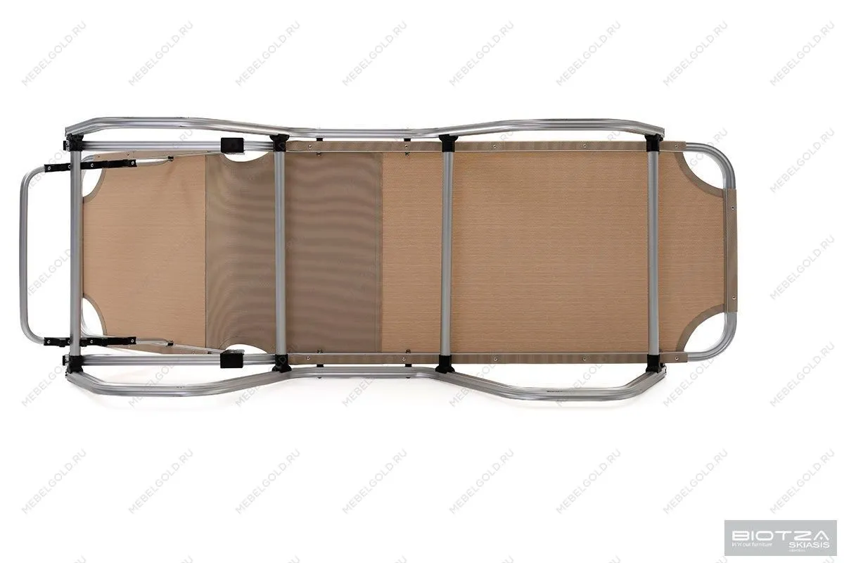 Шезлонг Dias алюминиевый, бежевый | изображение 12