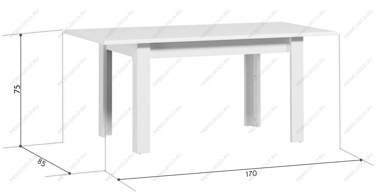 Стол Стилиус STO (Лиственница сибирская) | изображение 3