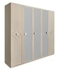 Шкаф Фелисия 5-дверный мокко