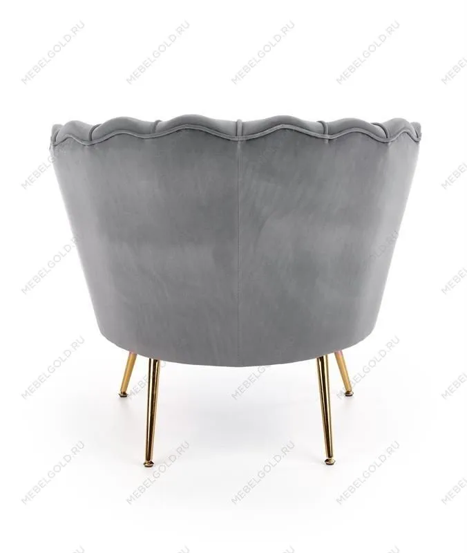 Кресло Halmar AMORINITO (серый/золотой) | изображение 5