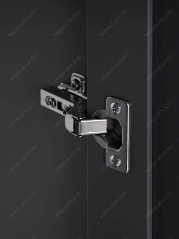 Лобня - Шкаф с витриной Сага, 90х41х215 см, серый | изображение 6