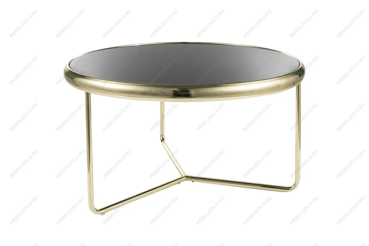 Стол журнальный Signal SCARLET (черный/золотой)