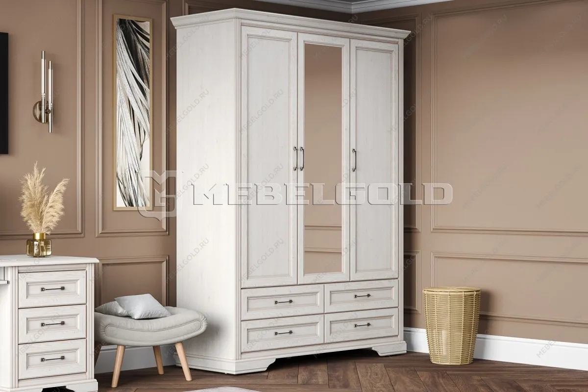 Шкаф Стилиус SZF3D4S (Лиственница сибирская) | изображение 2