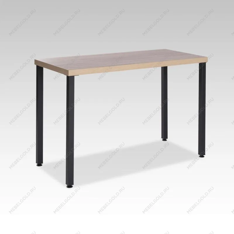 ИНГАР 1/ТТ стол письменный 120x75x55, дуб беленый/черный