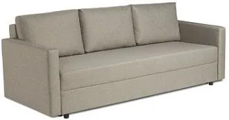 Диван-кровать Вало светло-серый, рогожка