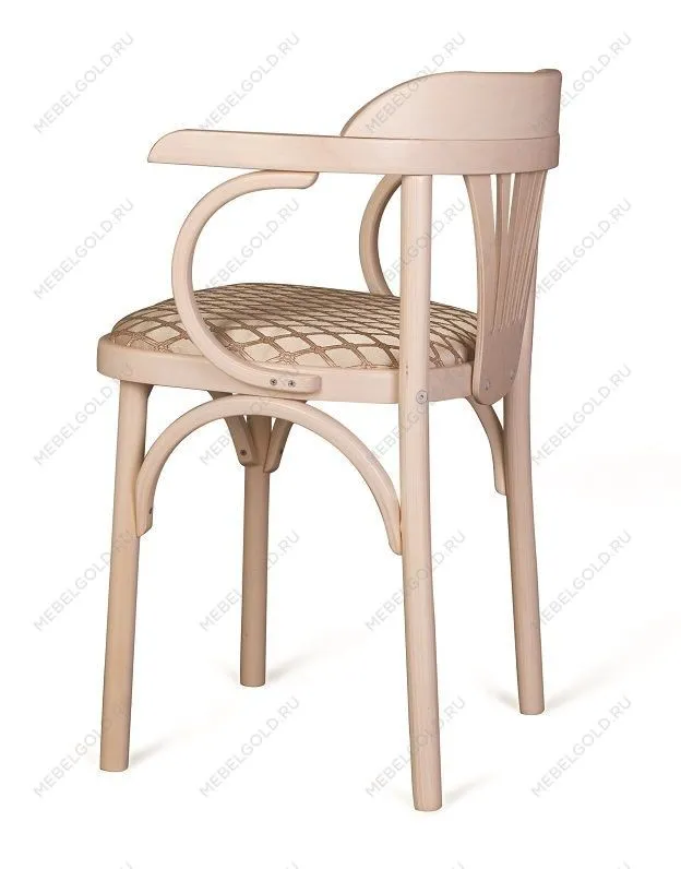 Стул Венский Михаэль мягкий (беленый дуб, ткань 1 beige) | изображение 2