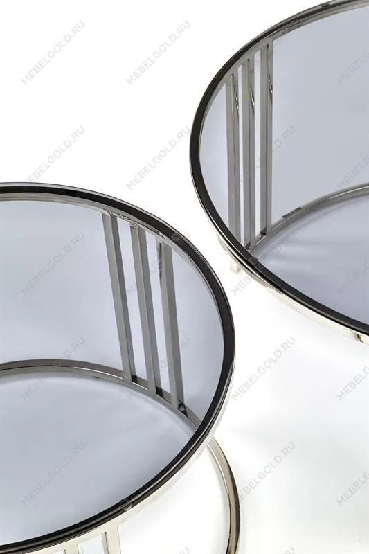 Комплект Halmar MERCURY, 2 стола журнальных (дымчатый) | изображение 3