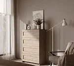 БРИМНЭС / СИРИУС комод ИКЕА / IKEA 4 ящика сонома | изображение 5