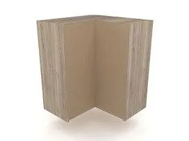 Шкаф угловой ШУГ-60, Оттава (600*600*720) Дуб Мария/Бежевый, 22235