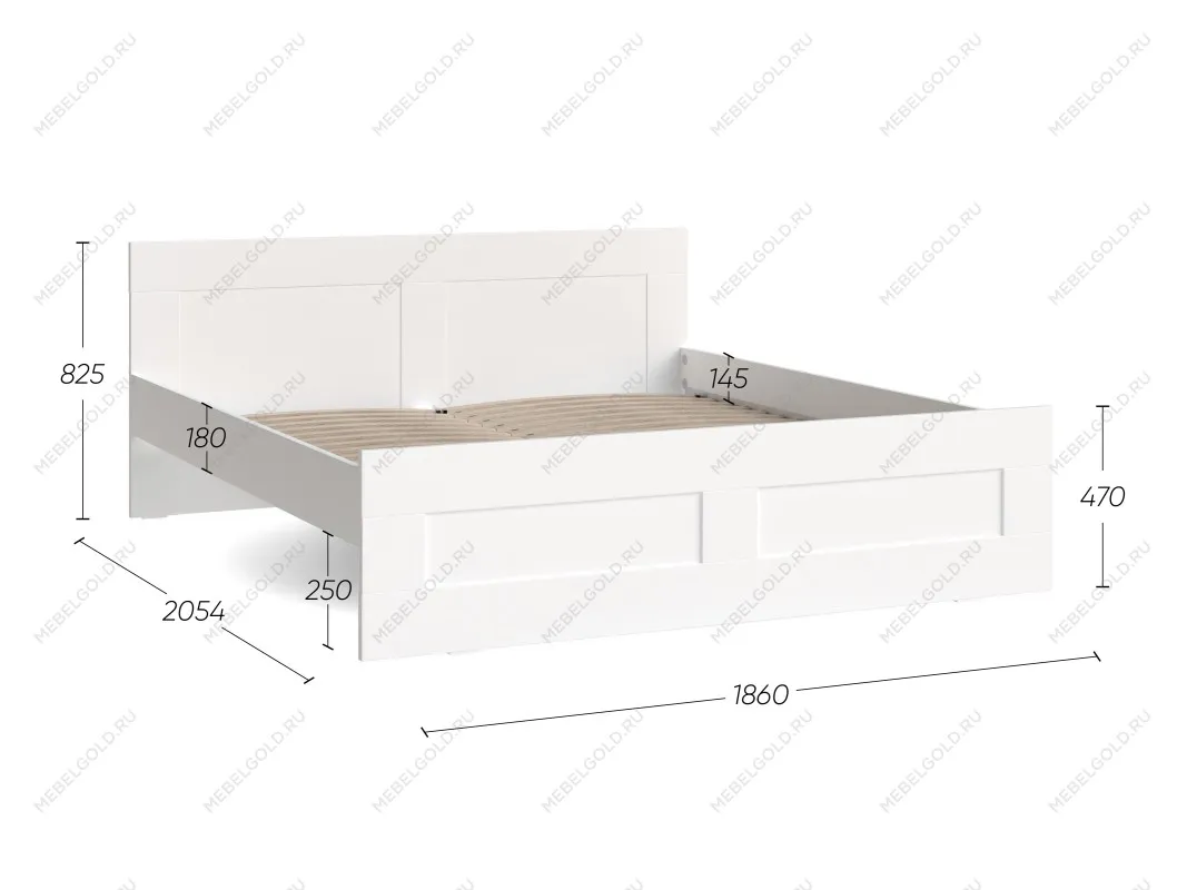 Кровать двуспальная Сириус, 180х200 см, дуб сонома | изображение 5