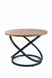 Стол журнальный Signal EOS D (дуб артизан/черный)