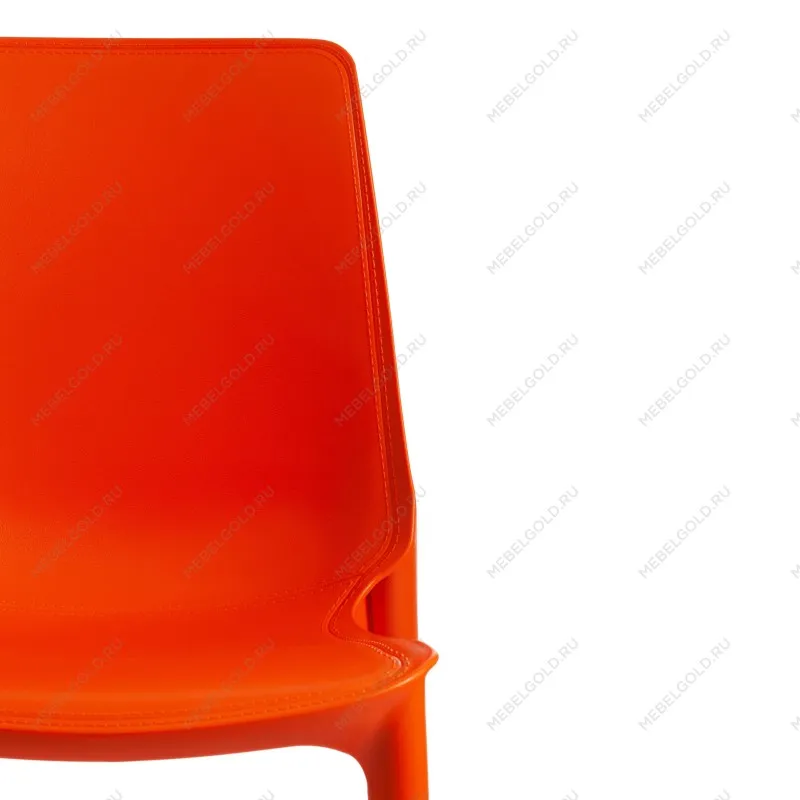 Стул GENIUS (mod 75) оранжевый/черные ножки | изображение 5