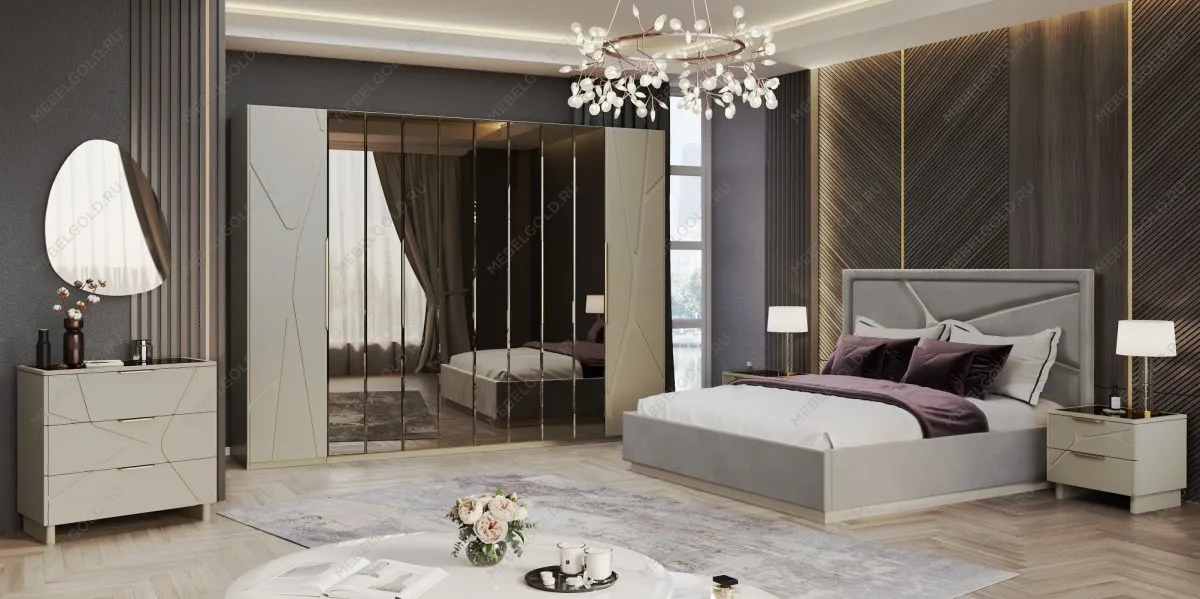 Кровать Лейла 180х200 светло серый камень | изображение 3