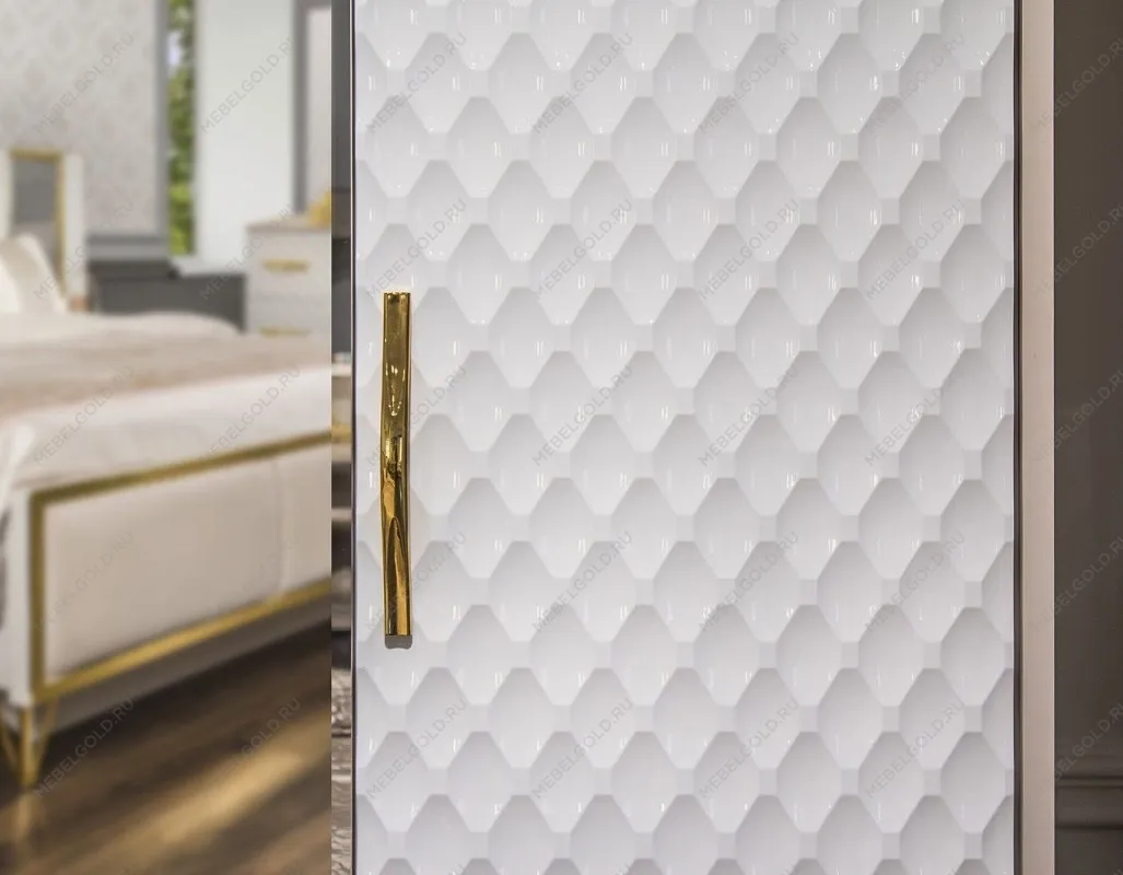 Балашиха - Шкаф Лара 4-дверный белый глянец | изображение 3