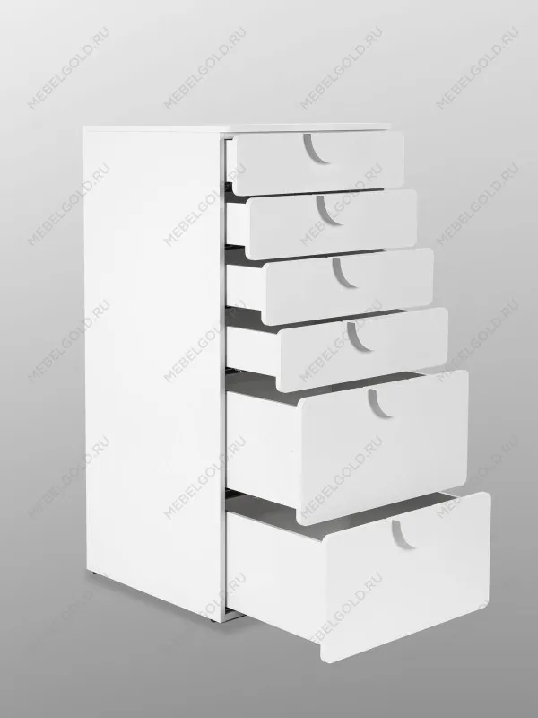 Комод Пикси, 6 ящиков 60x57x120, робкий подснежник | изображение 15