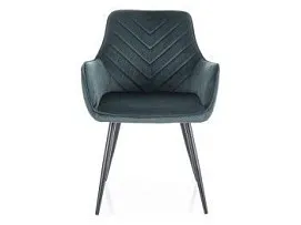 Стул кухонный Signal FIG Velvet Bluvel 78 (зеленый/черный)