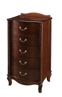 Комод Джульетта узкий 5 ящ.(орех )