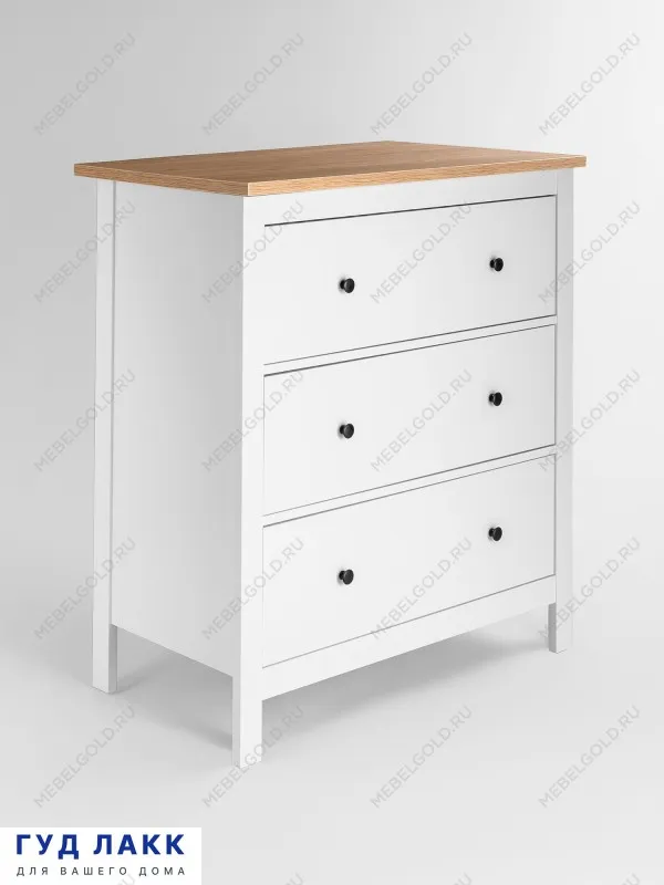 Комод Сага, 92х51х100 см, белый/ясень | изображение 6