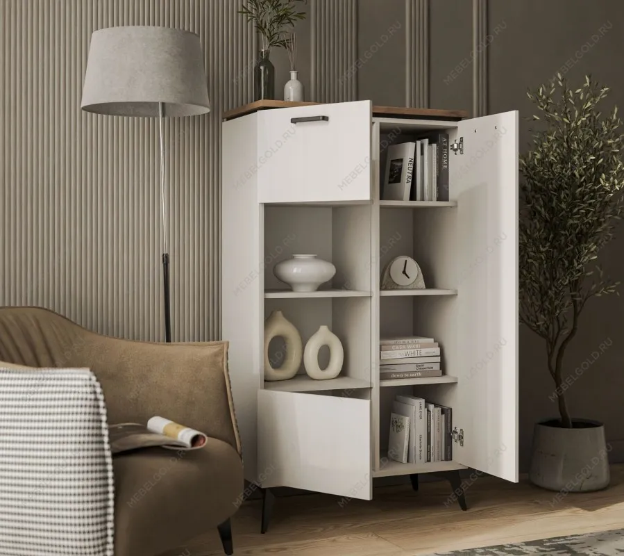 Шкаф с витриной Винати 1V1D P | изображение 3