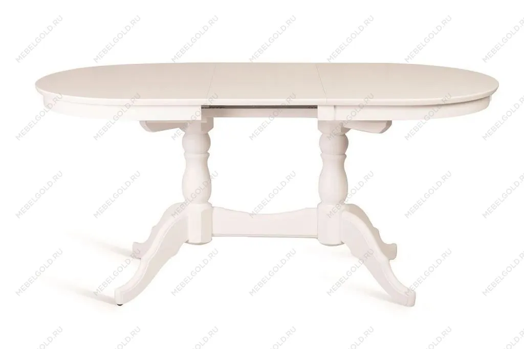 Стол обеденный Овальный-1300 (белая эмаль) | изображение 1