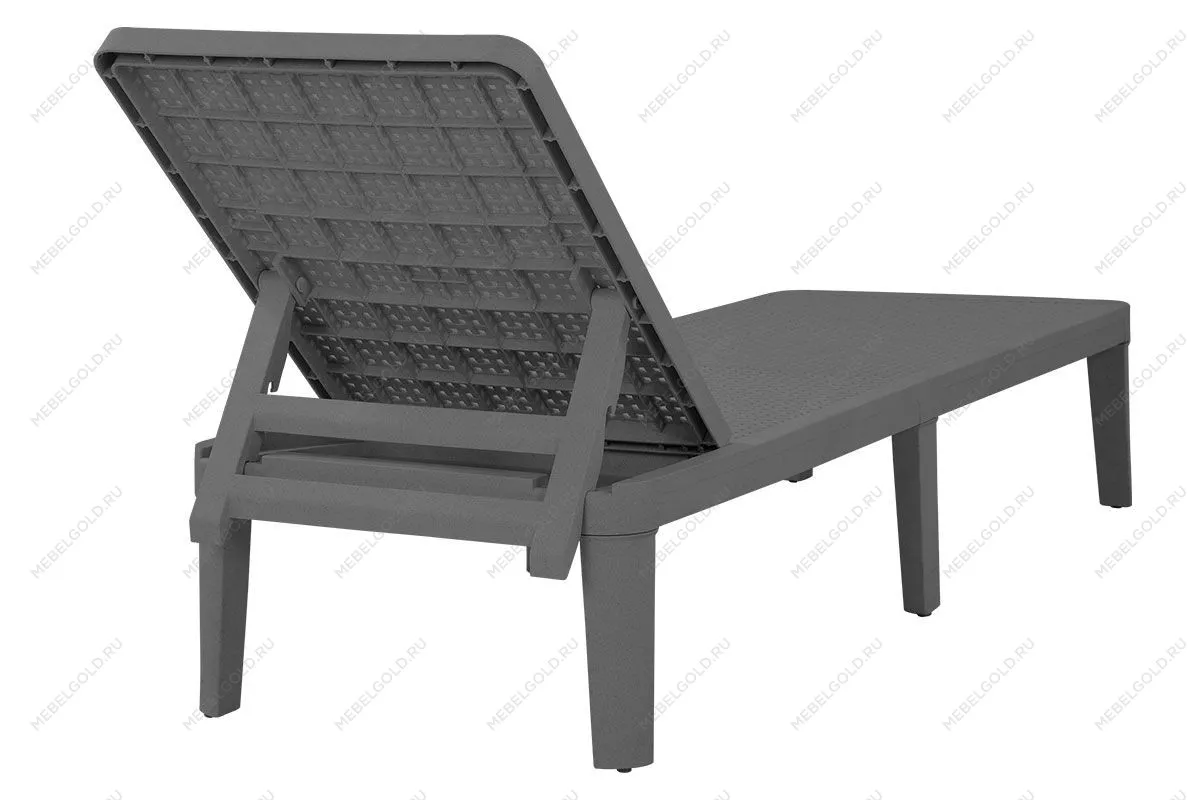Шезлонг Tweet compact с матрасом, серый | изображение 2