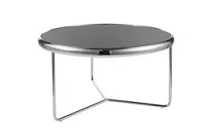 Стол журнальный Signal SCARLET (черный/хром)