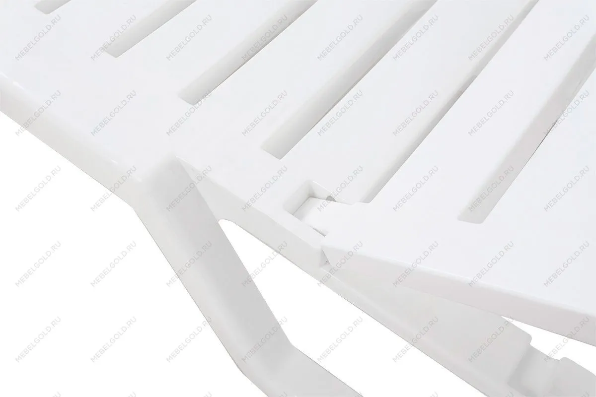 Шезлонг Tweet пластиковый белый | изображение 3