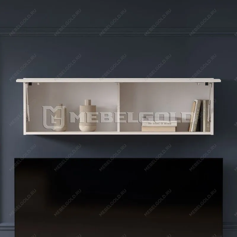 Полка навесная Тиффани 1D вудлайн кремовый | изображение 3