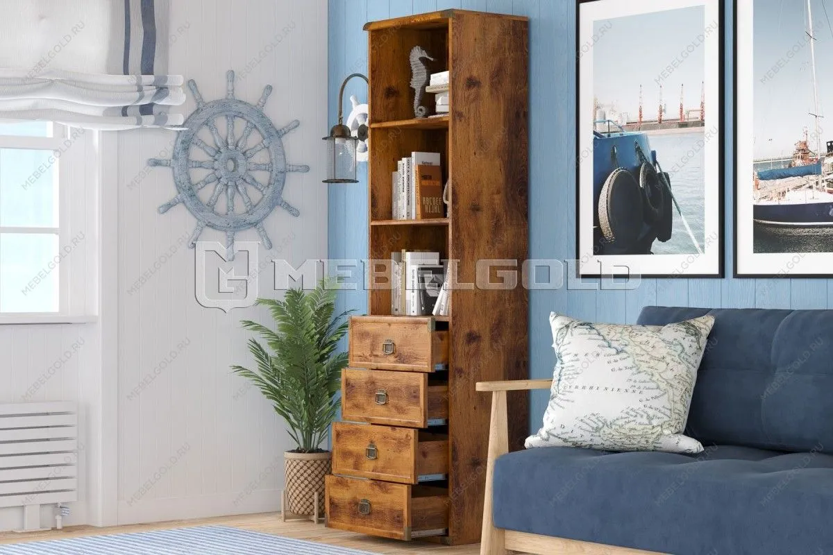 Стеллаж Индиана JREG4SO/50 дуб саттер | изображение 3