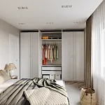 МАКС комплект дверей 75 (4 заполнения) белый | изображение 2