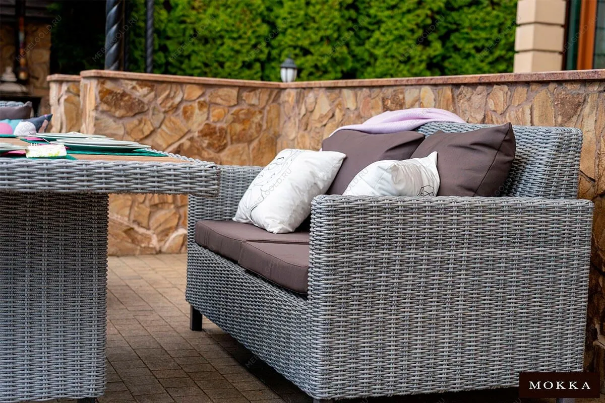 MOKKA BELLA пуф малый, серый | изображение 12