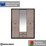 Шкаф платяной Коен SZF 3D2S Венге/Штрокс (NEW) | изображение 1