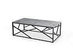 Стол журнальный Halmar UNIVERSE 2 (серый мрамор/черный) | изображение 4