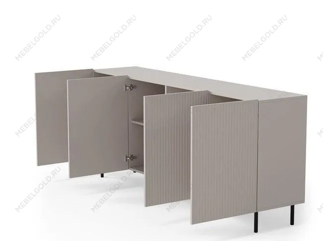 Комод Halmar PAXOS KM-2 (кашемир/черный) | изображение 3