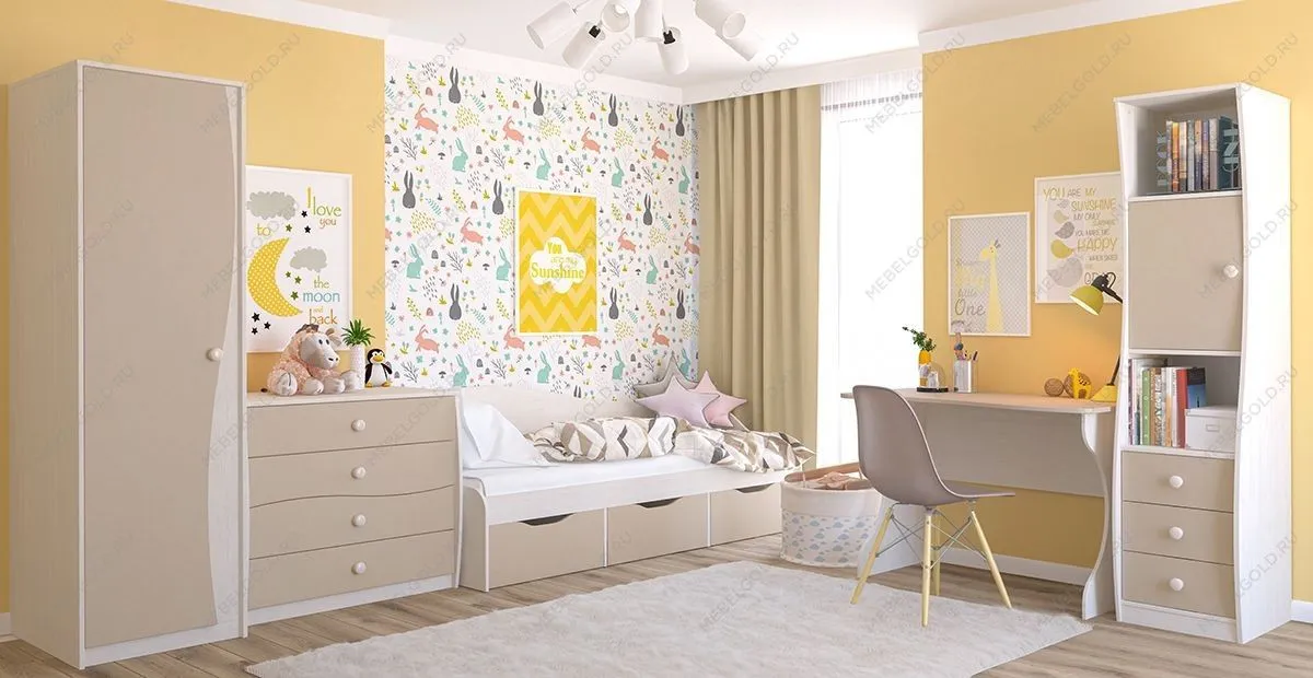 Шкаф комбинированный Комби МН-211-20 капучино | изображение 1