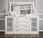 Балашиха - Зеркало Мишель белый матовый (гостиная) | изображение 2