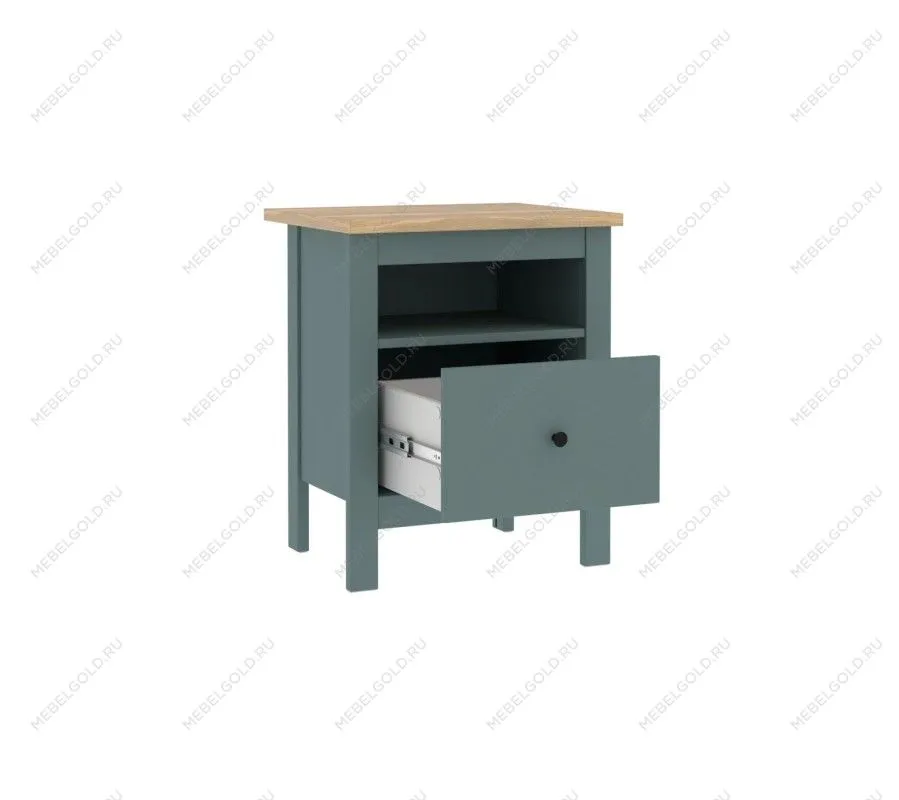 САГА тумба темно-бирюзовая/ясень | изображение 2