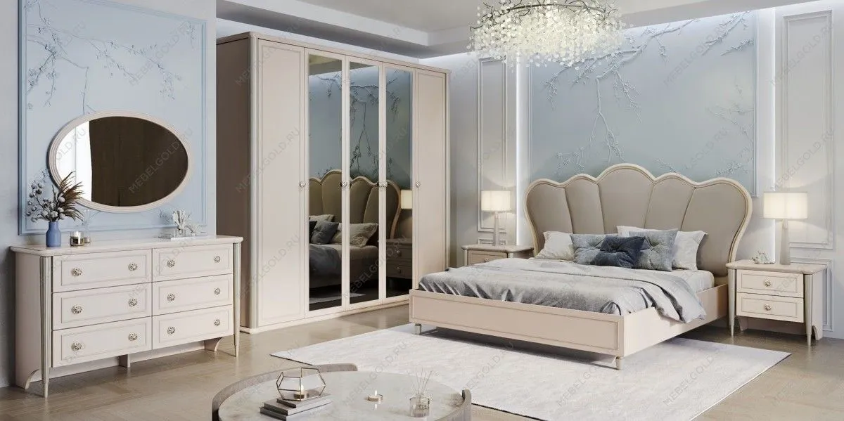 Зеркало Диана ППУ бежевый | изображение 1