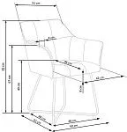 Стул кухонный Halmar K377 (бежевый) | изображение 9